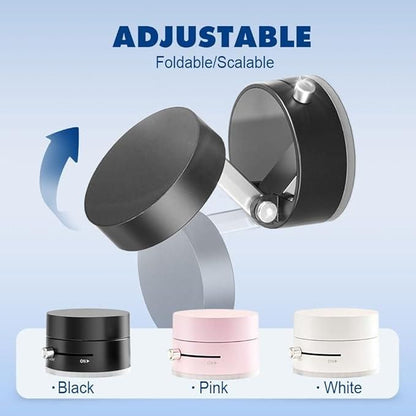 Vacuum Magnetic Suction Phone Holder Foldable | 360° Rotatable | Ultra-Strong Magnetic Mount