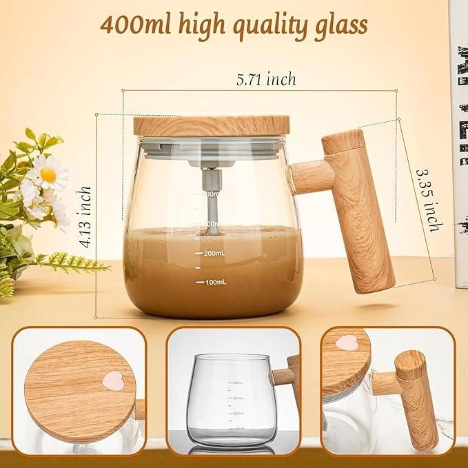 KAMOREA Smart Coffee Stirring Cup – 400ml